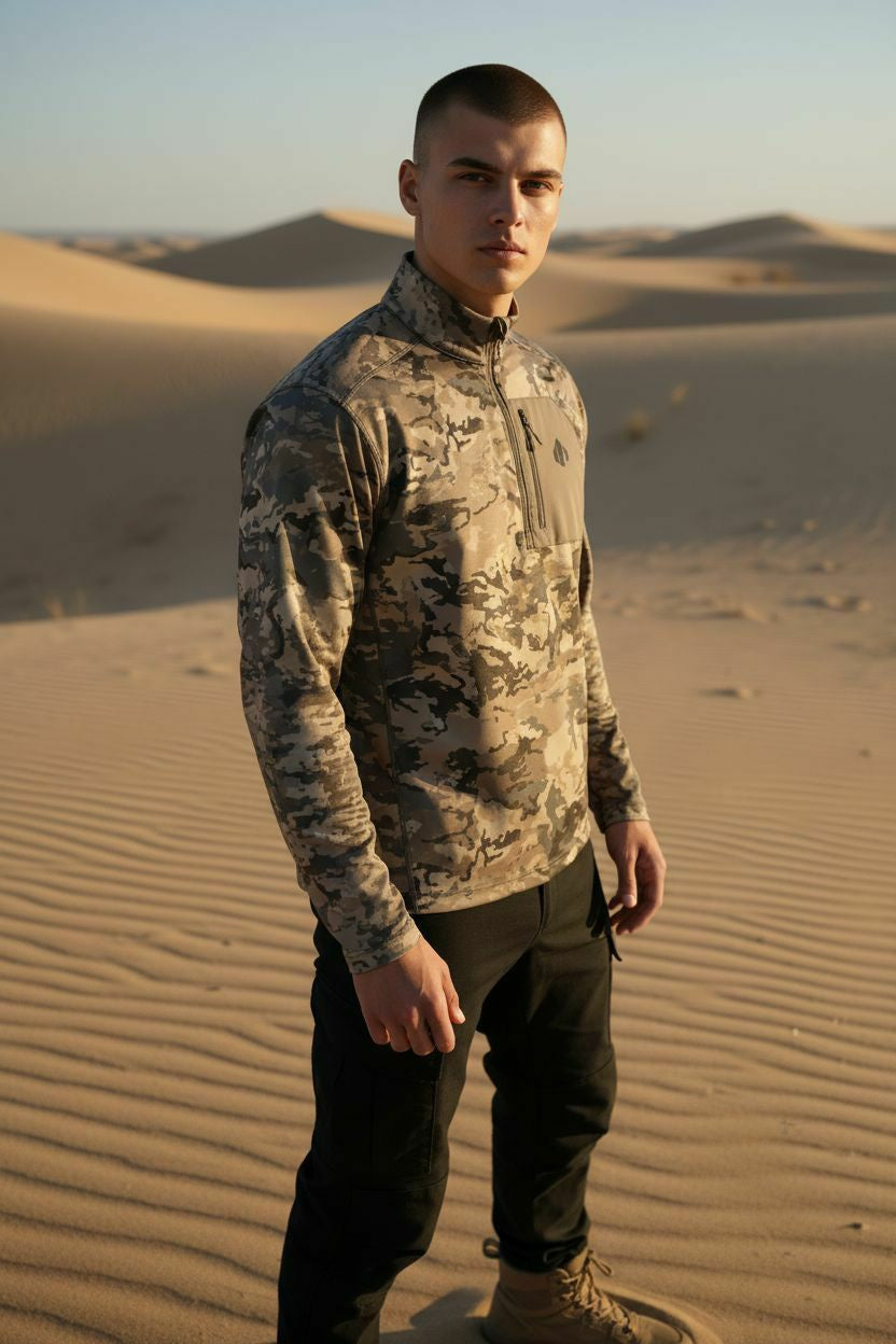 Kofa Midlayer Woven Fleece Mojave Desert Camo